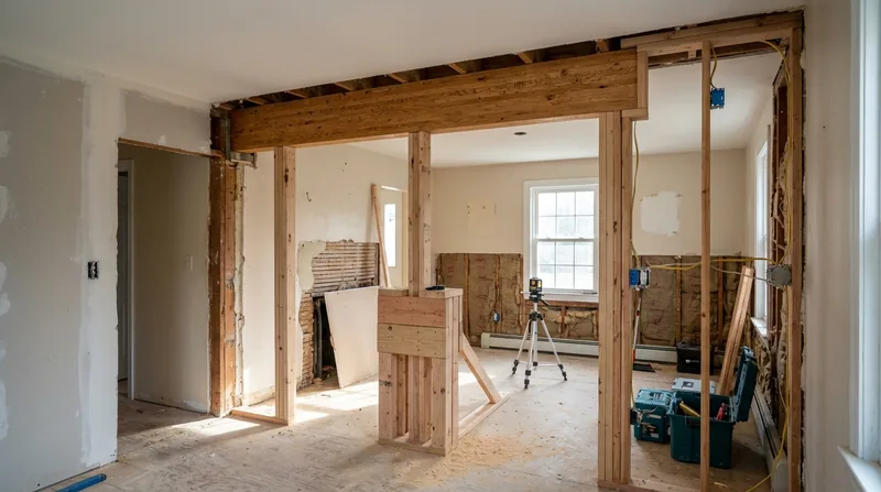 Beam Replacement & Load-Bearing Wall Removal Worcester